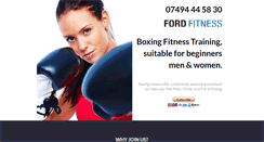 Desktop Screenshot of fordfitnessboxing.com
